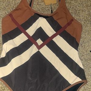 Summer Burberry swim suit women's medium - large